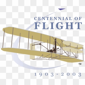 Wright Brothers Airplane Vector, HD Png Download - flight vector png