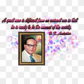 Ambedkar Quotes Png Image Download - Picture Frame, Transparent Png - babasaheb ambedkar png