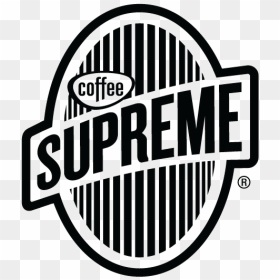 Coffee Supreme Logo Black 1 - Supreme Coffee Logo, HD Png Download - pataka png