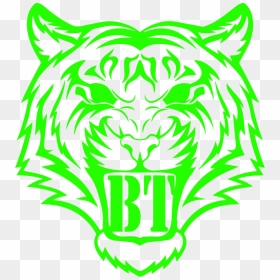 Tiger Face Roaring Drawing , Png Download - Dibujo Cara De Tigre, Transparent Png - tiger png hd