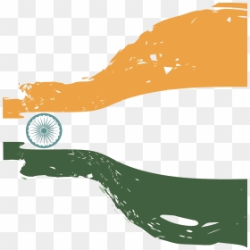 Indian Tricolour Art Png, Transparent Png - indian tricolour art png