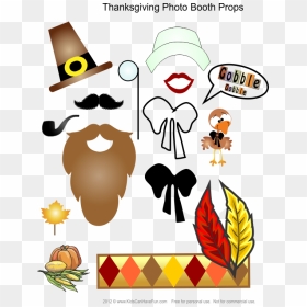 Enjoy A Variety Of Thanksgiving Activities For Kids - Thanksgiving Photo Props Printable, HD Png Download - happy thanksgiving banner png
