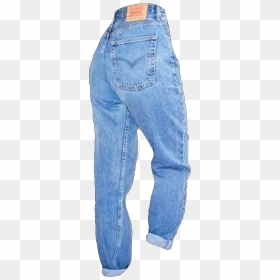 Aesthetic Mom Jeans Png, Transparent Png - hoe png