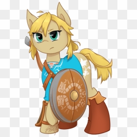 Midnightpremiere, Breath Of The Wild, Link, Oc, Oc - Link As A My Little Pony, HD Png Download - link breath of the wild png