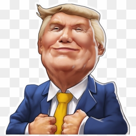 Donald Trump Png Image - Trump Face Caricature Transparent, Png Download - trump.png