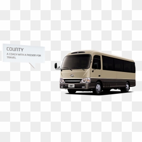 Hyundai E County Bus, HD Png Download - travel bus png