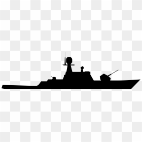Battleship Clipart Big Ship, Battleship Big Ship Transparent - Navy Ship Silhouette, HD Png Download - battleship png
