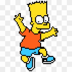 Bart Simpson Png Pixel, Transparent Png - vhv