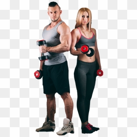 Transparent Fitness Couple Png, Png Download - gym png