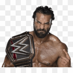 Jinder Mahal Belt Clip Arts - Jinder Mahal Wwe Champion, HD Png Download - taj mahal silhouette png