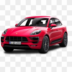 Red Porsche Macan Gts Car - Porsche Macan Png, Transparent Png - porsche png