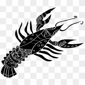 Cancer Clip Arts - Lobster Horoscope Sign, HD Png Download - cancer png