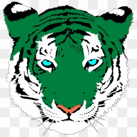 Bengal Tiger Clip Art At Clker - Clip Art Tiger Face, HD Png Download - tiger png hd