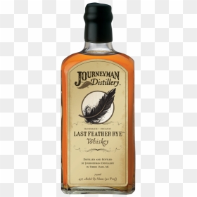 Wr-bottles - Journeyman Distillery Whiskey Featherbone Bourbon, HD Png Download - whiskey bottle png