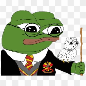 #pepe #meme #rarepepe #harrypotter #griffindor - Pepe Meme, HD Png Download - pepe.png