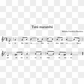 Tutu Marambá - Gloria In Excelsis Deo Noten, HD Png Download - tutu png