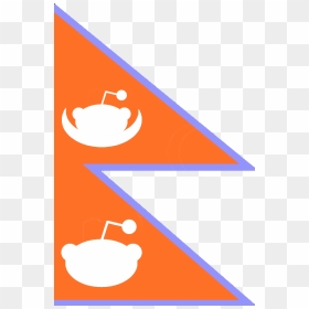 Nepal-style Flag Of Reddit , Png Download, Transparent Png - reddit png