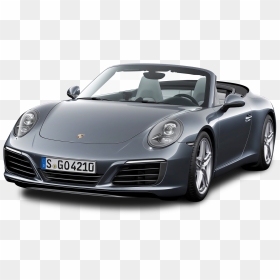 Grey Porsche 911 Carrera Car - Porsche 911 Carrera Cabriolet, HD Png Download - porsche png