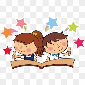 Reading Book Cartoon Png , Png Download - Student Cartoon Png, Transparent Png - reading png