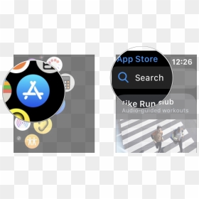 Press The Digital Crown To Go To The Home Screen, Tap - Apple Store On Apple Watch, HD Png Download - app store logo png
