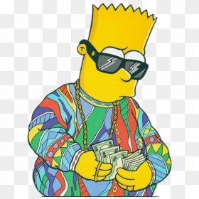 Money Character Clipart Png Transparent Stock Bart - Bart Money, Png Download - bart png