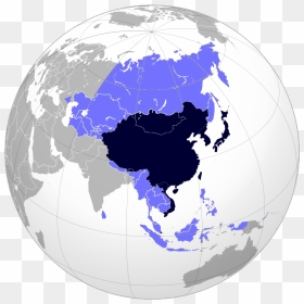 East Asian Cultural Sphere - Location Of China On Globe, HD Png Download - asian png