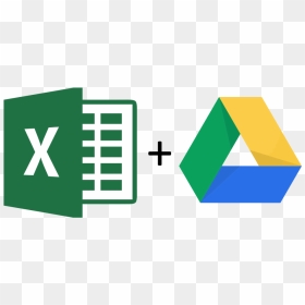 Google Drive And Excel - Microsoft Excel, HD Png Download - google drive png