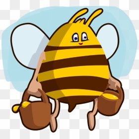 Bumblebee,insect,yellow - Cartoon Bee, HD Png Download - bee hive png