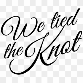 Tie The Knot Png - We Tied The Knot, Transparent Png - knot png