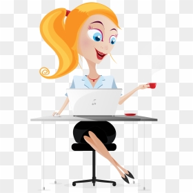 Transparent 3d Man Png - Business Woman Cartoon Png, Png Download - business woman png