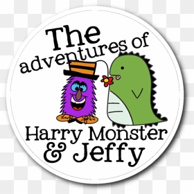 Harry Monster & Jeffy Logo Sticker - Cartoon, HD Png Download - jeffy png
