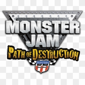 Monster Jam Pod Logo - Monster Jam Path Of Destruction Logo Video Game, HD Png Download - monster jam png