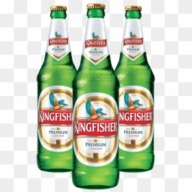 Kingfisher Lager Beer 12x650ml - Kingfisher Beer Bottle Png, Transparent Png - kingfisher png