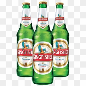 Kingfisher Lager Beer 12x650ml - Kingfisher Beer Bottle Png, Transparent Png - kingfisher png