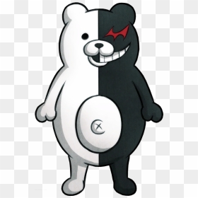 Thumb Image - Half White Half Black Bear, HD Png Download - monokuma png