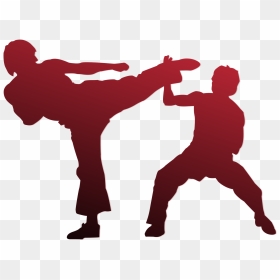Martial Arts Or Gym - Karate Silhouette Png, Transparent Png - gym png