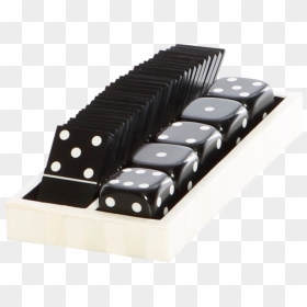 Black And Bone Domino Tray - Dominoes, HD Png Download - domino png