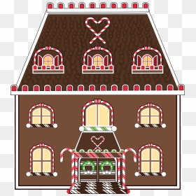 Gingerbread House, HD Png Download - gingerbread house png