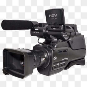 Hdv Sony Video Camera - Transparent Video Camera Png, Png Download - camara png