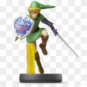 Super Smash Bros Link Amiibo, HD Png Download - link breath of the wild png