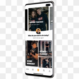 1 Home Screen Galaxy S10 - College Softball, HD Png Download - workout png