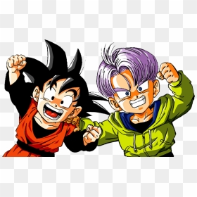 Share This Image - Goten And Trunks Kids, HD Png Download - trunks png