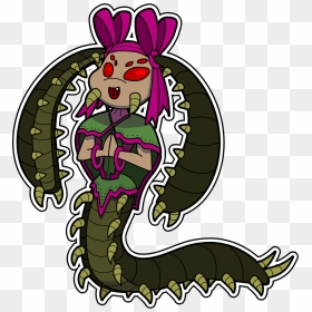 Eggy Here Is A Cute Centipede Girl I Dunno, I Thought - Cute Centipede, HD Png Download - centipede png