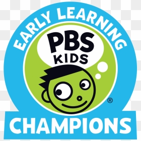 Pbs Kids Early Learning Champion, HD Png Download - pbs kids logo png