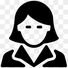 Business Woman - Business Woman Face Icon, HD Png Download - business woman png