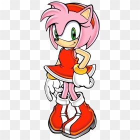 Amy Rose - Amy Sonic Adventure Artwork, HD Png Download - amy rose png