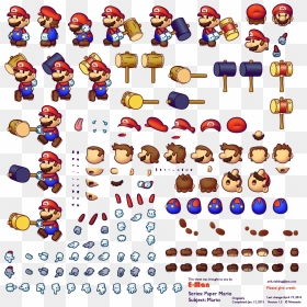 Mario Sprite Sheet Png - Transparent Mario Sprite Sheet, Png Download - mario sprite png