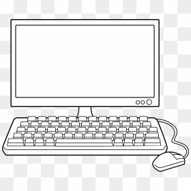 Computer Clipart - Hola - Ibmdatamanagement - Co - Computadora Completa Para Colorear, HD Png Download - computers png