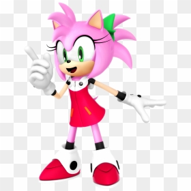 Amy Rose In Roll"s Mega Man 11 Outfit - Amy Rose Nibroc Rock, HD Png Download - amy rose png