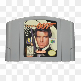 Goldeneye 007 Nintendo 64 Game Classic N64 Shooter - James Bond 007 Game Nintendo 64, HD Png Download - n64 png